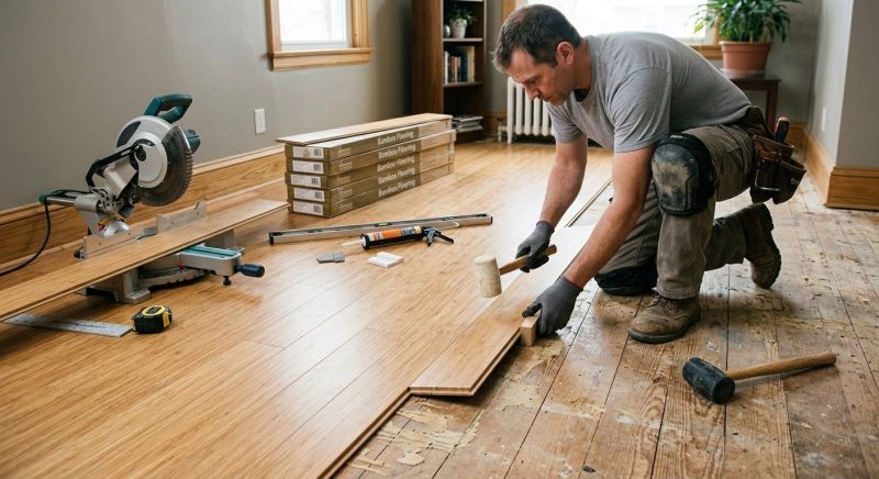 Bamboo Flooring Installation in Acton, MA