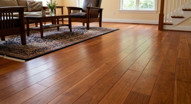 Cherry Floor Installation in Framingham, MA
