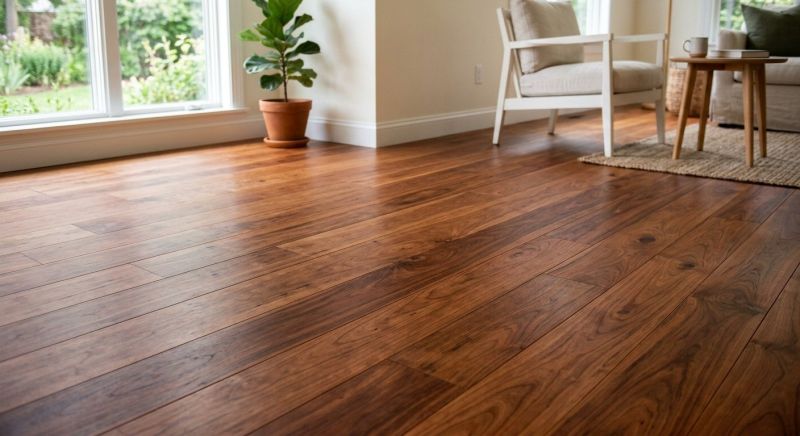 Cherry Floor Installation in Malden, MA