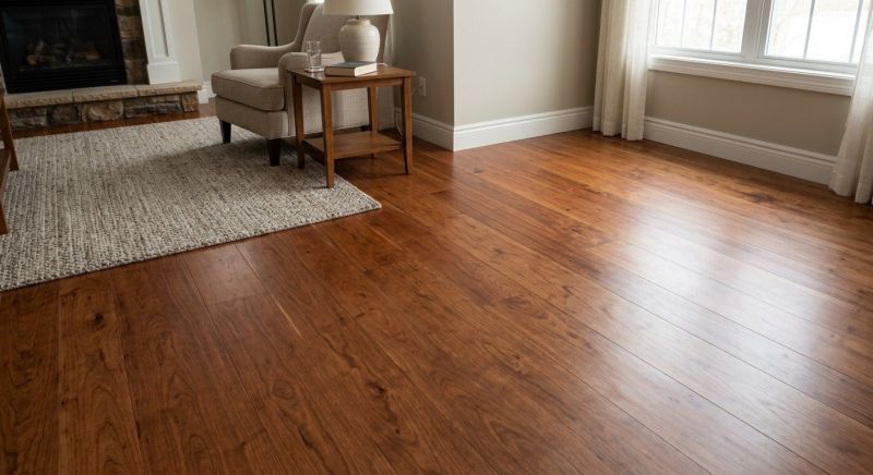 Cherry Floor Installation in North Chelmsford, MA