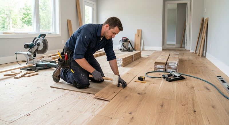 Hardwood Floor Installation in Boston, MA