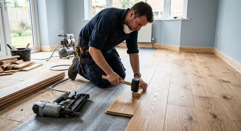 Hardwood Floor Installation in Jamaica Plain, MA