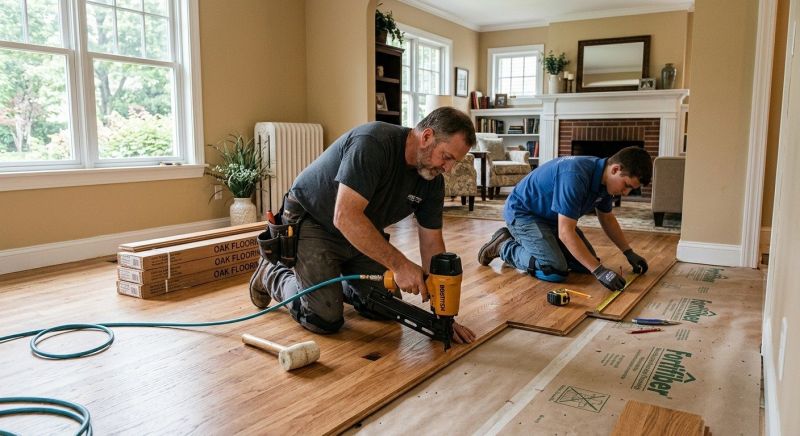 Hardwood Floor Installation in Milford, MA
