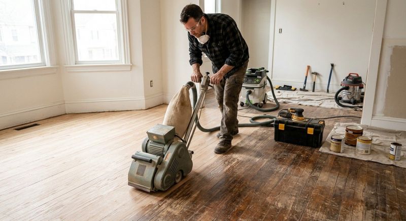Hardwood Floor Renovation in Acton, MA