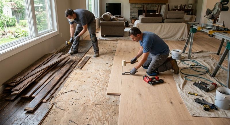 Hardwood Replacement in Hudson, MA