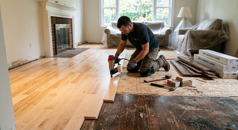 Maple Flooring Installation in Boston, MA