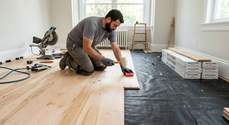 Maple Flooring Installation in Norwood, MA
