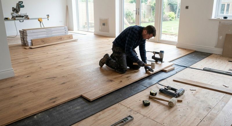 Oak Floor Installation in Lawrence, MA