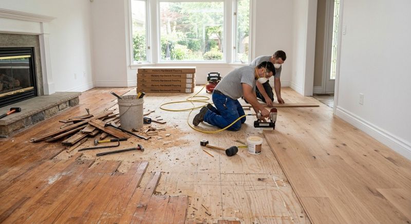 Wood Flooring Replacement in Tewksbury, MA