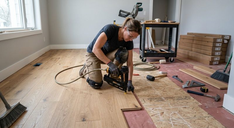 Hardwood Floor Installation in Wayland, MA