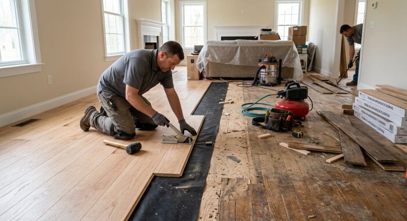 Wood Flooring Replacement in Jamaica Plain, MA